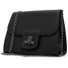 Imagem de Bolsa Trevo Official Envelope com Detalhe e Alça em Corrente Feminina-Feminino