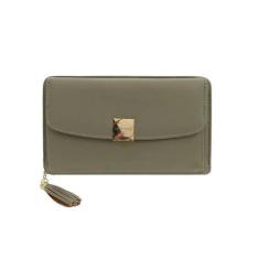 Imagem de Bolsa carteira feminina transversal porta celular - Lucky Girl, Verde,