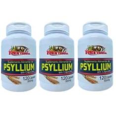 Imagem de Kit 3 Psyllium 500mg 360 cápsulas - Rei Terra
