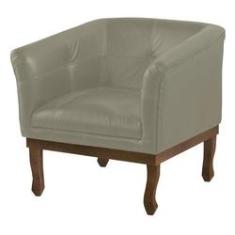 Imagem de Poltrona Decorativa Noah Couro Fendi