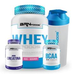 Imagem de Kit Whey Foods 900G + Bcaa 100G + Premium Creatine Foods 100G + Coquet