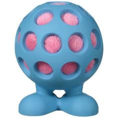 Imagem de Brinquedo para Cachorro Bola Holle Cuz Médio Azul JW
