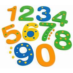 Imagem de Numerais Com Pinos De 0 A 9 Em E.V.A.