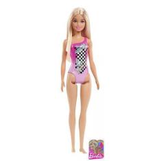 Imagem de Boneca Barbie Praia Maiô Rosa Mattel