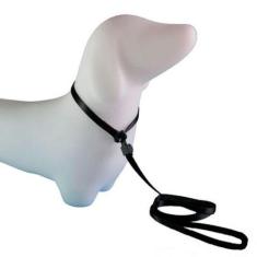 Imagem de Guia Unificada Prime K9 Spirit Para Cães - Cor Preto 1,50cm