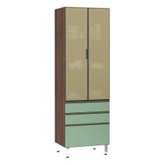 Imagem de Paneleiro Torre 70Cm Inox Bronze Dourado C/ Verde