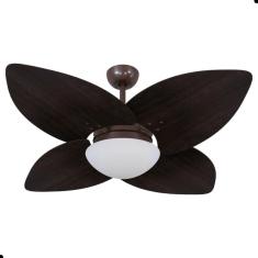 Imagem de Ventilador de Teto Dormamu Café 4 Pás Tabaco 127V com Controle