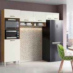 Imagem de Cozinha Completa com Paneleiros e Aéreos Atenas ATACAMA/OFF-WHITE