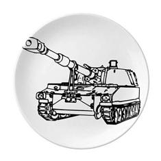Imagem de Tanks Epuipment Placa militar decorativa de porcelana Salver Prato de jantar