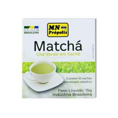 Imagem de Chá Verde Moído Matchá com 10 Sachês MN Food 15g