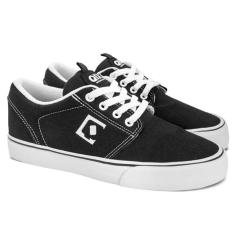 Imagem de Tênis Qix Combat 3 Lona Vulcanizado Preto Branco