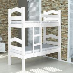 Imagem de Cama Beliche Robusta 088 Madeira Maciça C/Escada Brilho