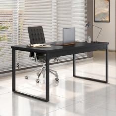 Imagem de Mesa de Escritório Málaga Preta 150 cm