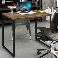 Imagem de Mesa Escrivaninha Office Kuadra Carvalho Dark 8395 - Compace