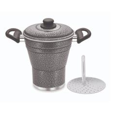 Imagem de Cuscuzeira Alumínio Grafite 18