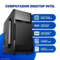 Imagem de Computador Desktop, Intel Core I5 3º Geração, 8gb Ram, Ssd 240gb, Hdmi