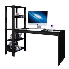 Imagem de Escrivaninha com Estante Artemis Preta