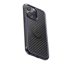 Imagem de Capa Kevlar Magsafe Da Rock  Compativel Com Iphone 15 Pro Max 6.7 - Ro