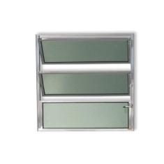 Imagem de Janela Basculante De Alum nio 60x100cm Com Vidro Boreal Anodi