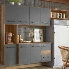 Imagem de Armário de Parede Cozinha Compacta Juliete 7 Portas 2 Gavetas  - Nicio