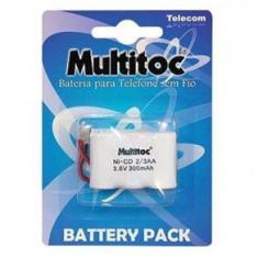Imagem de Multitoc Bateria P/ Telefone S/ Fio 3,6X300MAH 2/ 3AA PLUG Universal