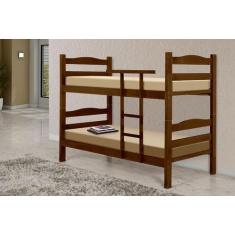 Imagem de Beliche Lisboa De Madeira Maciça Tauari - Cor Castanho - Santa Rosa