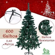 Imagem de Arvore de Natal 2,40Metros Pinheiro Verde Grande Pé de Ferro - Klizz, 