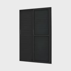 Imagem de Porta de Alumínio Correr 210x150cm 3 Folhas Atlântica