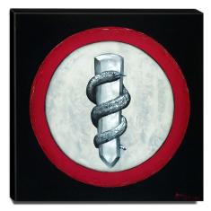 Imagem de Quadro De Pintura Símbolo De Odonto 80x80cm-0963