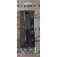 Imagem de Kit Dobradiça Parafusar N-1 20cm 2 Hastes Portão Porteira 