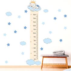 Imagem de Adesivo De Parede Régua De Crescimento Ursinho Príncipe