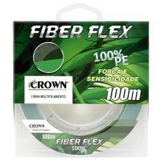 Imagem de Linha Multifilamento de Pesca Crown Fiber Flex 0,33mm 60lbs 100M