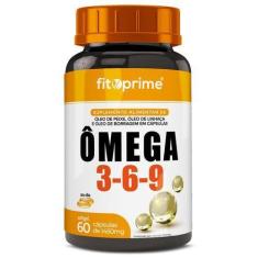 Imagem de Ômega 3-6-9 Peixe Linhaça Borragem 1000Mg 60 Cápsulas Fitoprime