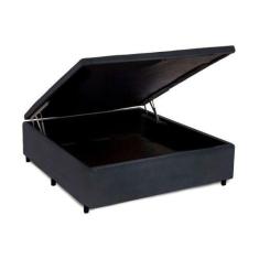 Imagem de Cama Box Baú Universal Crc Camurça Gray Casal 138X188 - A Costa Rica