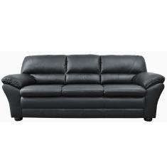 Imagem de Sofá 2 Lugares Laura 160cm Couro Negro - Gran Belo