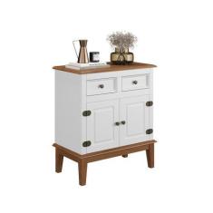 Imagem de Balcão De Madeira Maciça 2 Portas E 2 Gavetas - Apaixone&Decore