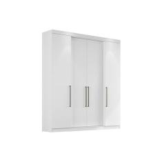 Imagem de Guarda Roupa Solteiro 4 Portas E 4 Gavetas Ph 1717 Branco Herval