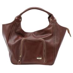 Imagem de Bolsa De Ombro Em Couro Legitimo Stone Whisky - Betania Couros