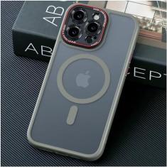 Imagem de JUESHITUO Capa para iPhone 16 Pro com 1 película protetora, [sob medida para MagSafe] [Defesa à prova de choque de grau Mil] com proteção de lente integrada, capa translúcida para iPhone 16 Pro,