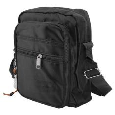 Imagem de Bolsa de Ombro Masculina Com Alça Ajustável de Material Premium, Vários Bolsos para Escola de Escritório de Negócios (Preto)