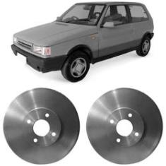 Imagem de Par Disco Freio Fiat Uno Turbo 94 A 96 Dianteiro Ventilado