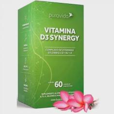 Imagem de Vitamina D3 Synergy Premium - 60 Capsulas - Puravida