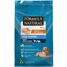 Imagem de Ração Fórmula Natural Pró Super Premium Sabor Frango e Arroz Integral para Cães Filhotes Raças Médias e Grandes - 2,5 Kg