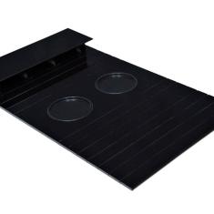 Imagem de Esteirinha Bandeja Porta Controle Braço Sofá Preto