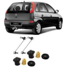 Imagem de Bieleta + Kit Batente Chevrolet Corsa Dianteiro 2002 Até 2012 O Par