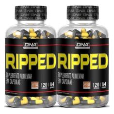 Imagem de 2 Ripped 120 Caps Cafeína 400Mg - Dna - Total 240 Cáps
