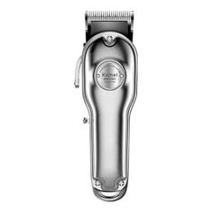 Imagem de Máquina De Cortar Cabelo Cromada Profissional Kemei Km 1987