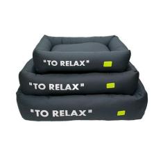 Imagem de Cama Lisa Retangular Microfibra Urban Puppy Para Cães E Gatos Cinza -