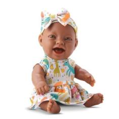 Imagem de Boneca Bambolinha Negra 23cm Bambola