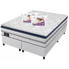 Imagem de Cama Box Queen (Box + Colchão) Gazin De Mola - Ensacada 59cm De Altura